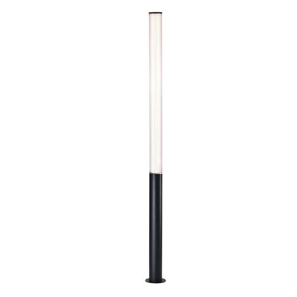 Bolardo LED de 205cm para exterior GANT, IP65 43W 3000K negro/corten