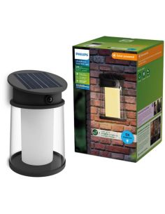 Aplique solar circular exterior JUDA, ultraeficiente con sensor de movimiento 2700K/4000K