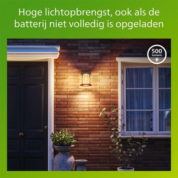 Aplique solar circular exterior GERI RD, sensor de movimiento, ultraeficiente, 2700K/4000K