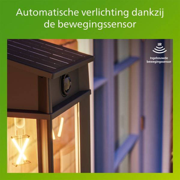 Luminária de parede solar quadrada...