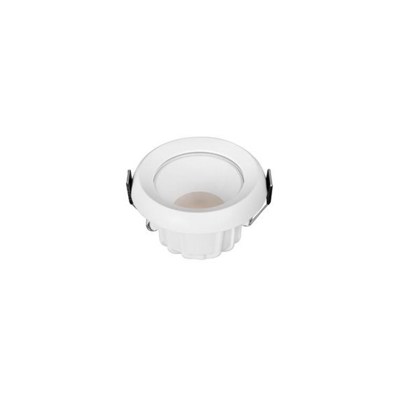 Downlight empotrable LED 8W TAMPA, blanco, 800Lm, CTT (2700K,3200K,4000K), corte 70mm, 70º, IP65