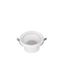 Downlight empotrable LED 10W TAMPA, blanco, 950Lm, CTT (2700K,3200K,4000K), corte 95mm, 75º, IP65