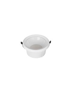 Downlight empotrable LED 20W TAMPA, blanco, 1850Lm, CTT (2700K,3200K,4000K), corte 145mm, 75º, IP65