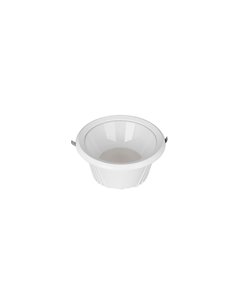Downlight empotrable LED 30W TAMPA, blanco, 3100Lm, CTT (2700K,3200K,4000K), corte 200mm, 80º, IP65