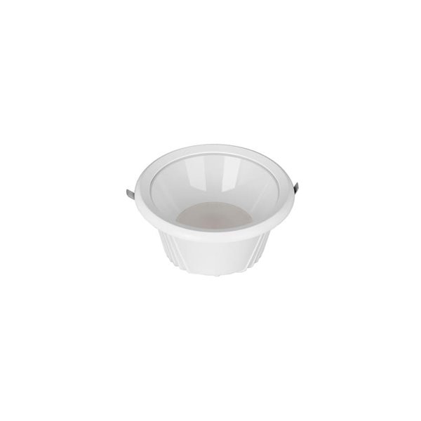 Downlight empotrable LED 30W TAMPA, blanco, 3100Lm, CTT (2700K,3200K,4000K), corte 200mm, 80º, IP65