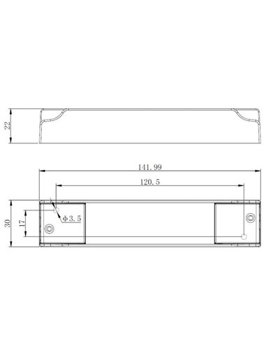 Driver TAMPA 8W, No Regulable On/Off o Dimmable Triac/Dali, 200mA