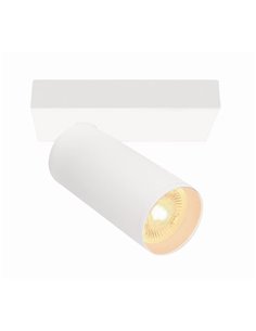 Aplique foco lector orientable NAZARE blanco, mini GU10 (no incl.)