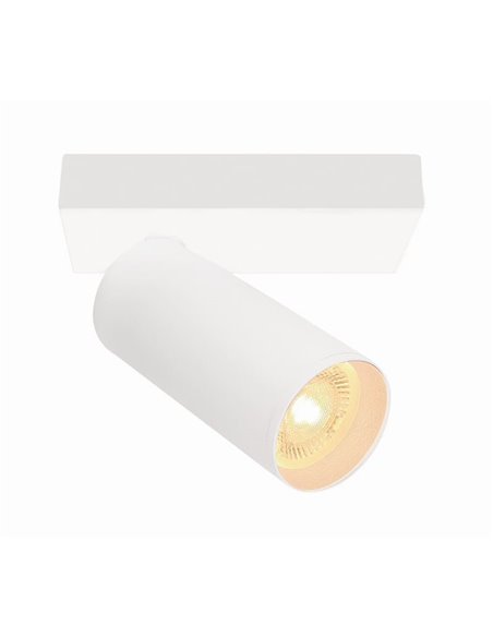Aplique foco lector orientable NAZARE blanco, mini GU10 (no incl.)