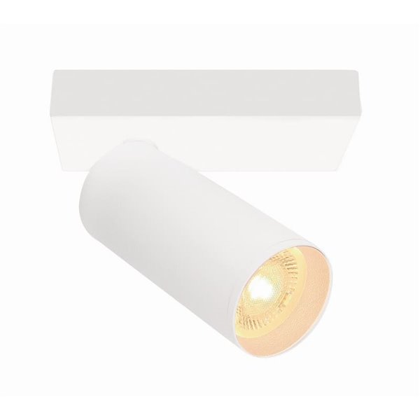 Aplique foco lector orientable NAZARE blanco, mini GU10 (no incl.)