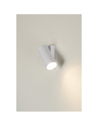 Luminária de parede com luz focal ajustável branca NAZARE, mini GU10 (não incl.)