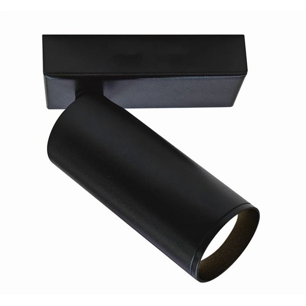 Aplique foco lector orientable NAZARE negro, mini GU10 (no incl.)