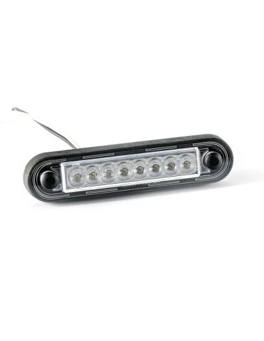 Barra de luz de freio LED Terceira luz de freio S3 R10 12V 24V Lente branca 12cm comprimento