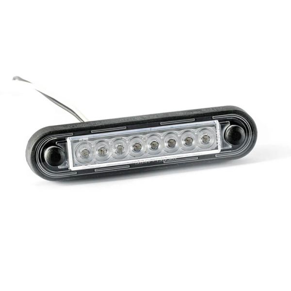 Barra de luz de freio LED Terceira luz de freio S3 R10 12V 24V Lente branca 12cm comprimento