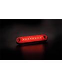 Barra de freno LED tercera luz de freno S3 R10 12V 24V Tulipa Blanca 12Cm de longitud