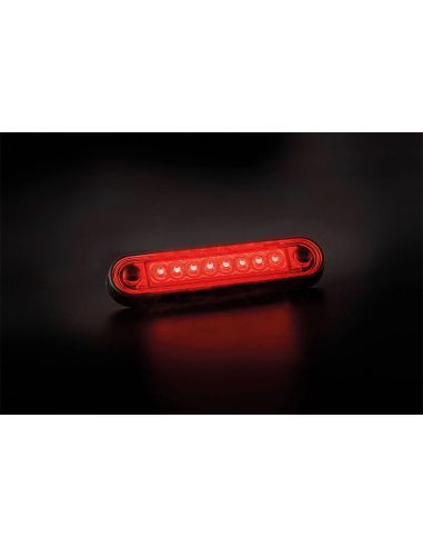 Barra de freno LED tercera luz de freno S3 R10 12V 24V Tulipa Blanca 12Cm de longitud
