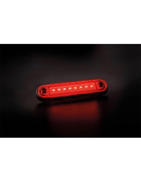 Barre de feux stop à LED, troisième feu stop S3 R10 12 V 24 V, lentille blanche, longueur 12 cm