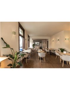 Aplique LED de pared decorativo 12W DAVOS oro, luz arriba y abajo, 2700K/3000K dimmable 2