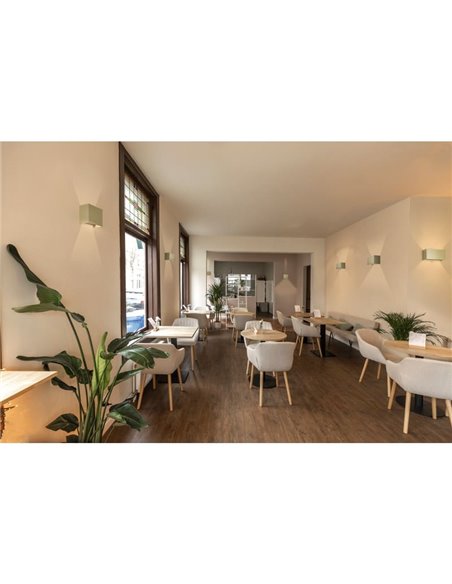 Aplique LED de pared decorativo 12W DAVOS oro, luz arriba y abajo, 2700K/3000K dimmable