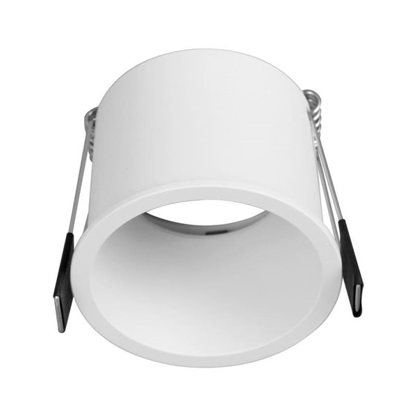 Aro empotrable moderno redondo MALT blanco, GU10 (no incl.), máx. 12W, corte 60mm