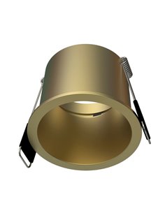 Aro empotrable moderno redondo MALT oro, GU10 (no incl.), máx. 12W, corte 60mm