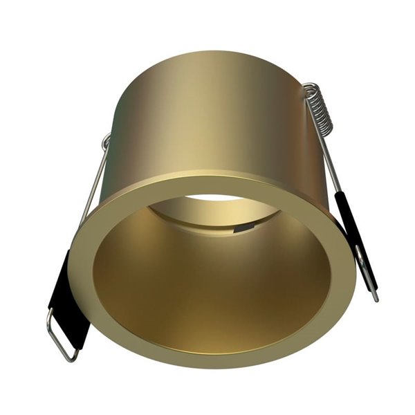 Aro empotrable moderno redondo MALT oro, GU10 (no incl.), máx. 12W, corte 60mm