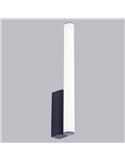 Aplique LED vertical para baño elegante 8W ANTIGA negro, 3000K/4000K, IP44