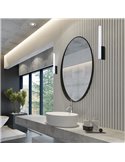 Aplique LED vertical para baño elegante 8W ANTIGA oro, 3000K/4000K, IP44
