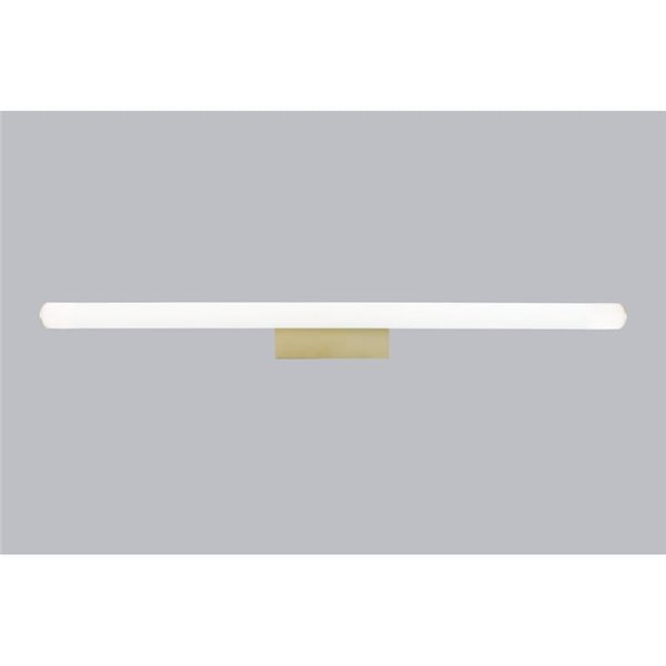 Aplique LED horizontal para baño 18W ANTIGA, oro con diseño elegante, 89,2cm, IP44 3000K/4000K
