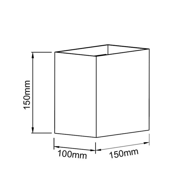 Aplique LED de pared sofisticado 20W DAVOS oro, luz arriba y abajo, 2700K/3000K dimmable