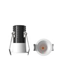Spot LED encastré minimaliste 7W CANE blanc, 40º, Ø60,3mm 3000K/4000K