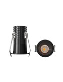 Downlight LED empotrable minimalista 7W CANE negro, 40º, Ø60,3mm 3000K/4000K