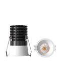 Spot LED encastré discret 12W CANE blanc, 38º, Ø81,5mm 3000K/4000K
