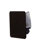 Luz LED empotrable cuadrada para escalera o pasillo SOTAVENTO negro, 56mm 3W 3000K, IP42, corte 45mm