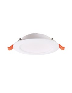 Tragbare LED-Einbauleuchte 6W weiß EILAT, Farbtemperatur 2700K/3200K/4000K, Ø117mm - Durchmesser 93-100mm