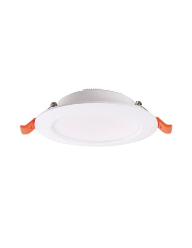 Downlight LED encastrable 6W blanc EILAT, CCT 2700K/3200K/4000K, Ø117mm - coupe 93-100mm