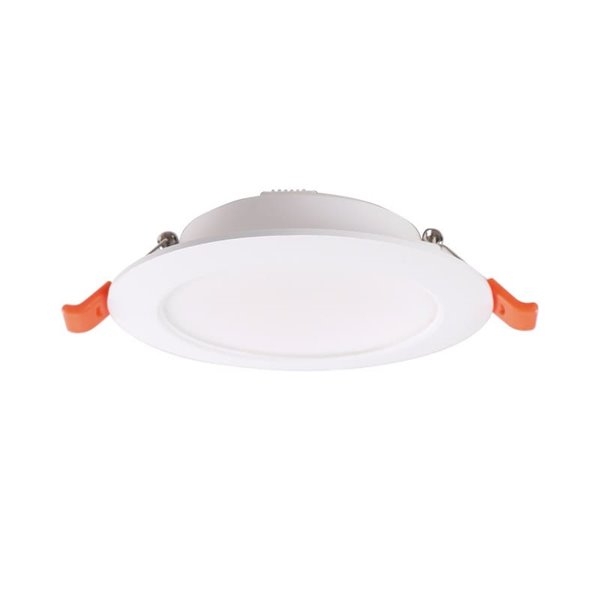 Downlight LED empotável 6W branco EILAT, CCT 2700K/3200K/4000K, Ø117mm - corte 93-100mm