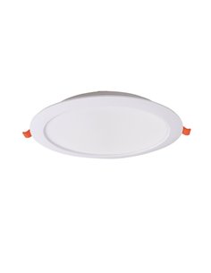 Downlight LED blanc 18 W EILAT, CCT 2700 K/3200 K/4000 K, Ø 215 mm - coupe 190-210 mm