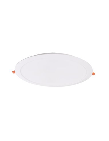 Downlight LED empotrable 24W blanco EILAT, CCT 2700K/3200K/4000K, Ø295mm - corte 260-270mm