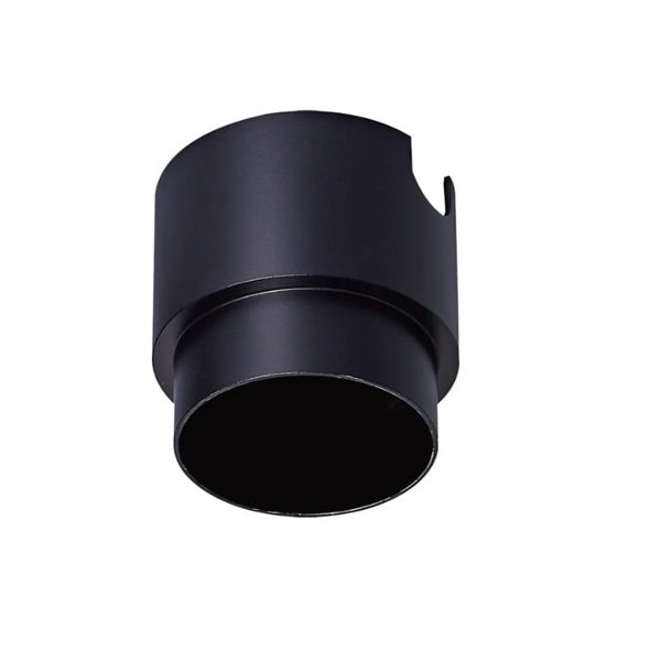 Caixa de embutir SOTAVENTO, fabricada em alumínio preto com recorte de 61mm