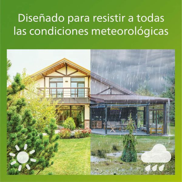 Foco LED exterior con panel solar ASHLYN, para pared y con pica al suelo incluido, ultraeficiente, negro 1,3W 2700K