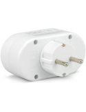 Adaptador 2 Tomas frontales blanco 430024G