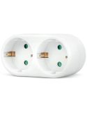Adaptateur 2 prises avant blanc 430024G