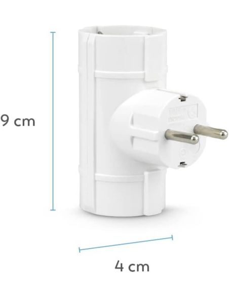 Adaptador de Medidas 2 Saídas Laterais Branco 430022