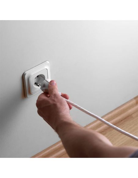 Cable Alargador Eléctrico Garza 3 Metros con Toma de Tierra 16A Blanco