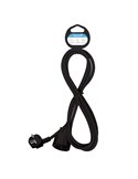 Cable Alargador Garza 5 Metros con Toma de Tierra 16A Negro