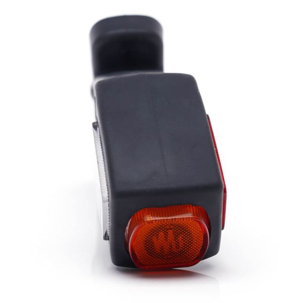 Cuerno LED largo con logo WAS Ambar - Blanco - Rojo 12V 24V A R1 SM1 W48 LOGO ↔ 18,59Cm