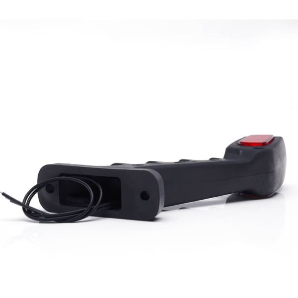 Buzina longa de LED com logotipo WAS Âmbar - Branco - Vermelho 12V 24V A R1 SM1 W48 LOGO ↔ 18,59 cm