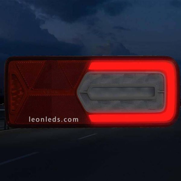 Piloto trasero LED LC12 Glowing con triangulo | LeonLeds Iluminación