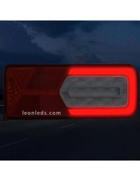 Piloto trasero LED LC12 Glowing con triangulo | LeonLeds Iluminación
