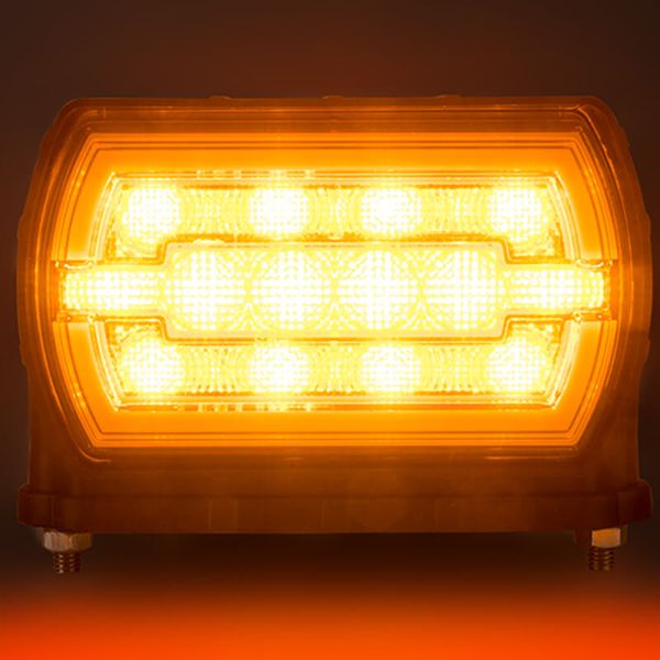 Faro Delantero LED con soporte inferior con Luz de Posición Neon e Intermitente A 1 CleoFront 12V 24V